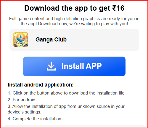 Download ganga club game
